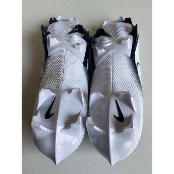 Nike Vapor Edge Speed 360 Football Cleats White Navy Blue CV6349-102 Men’s 14.5 - Picture 9 of 11